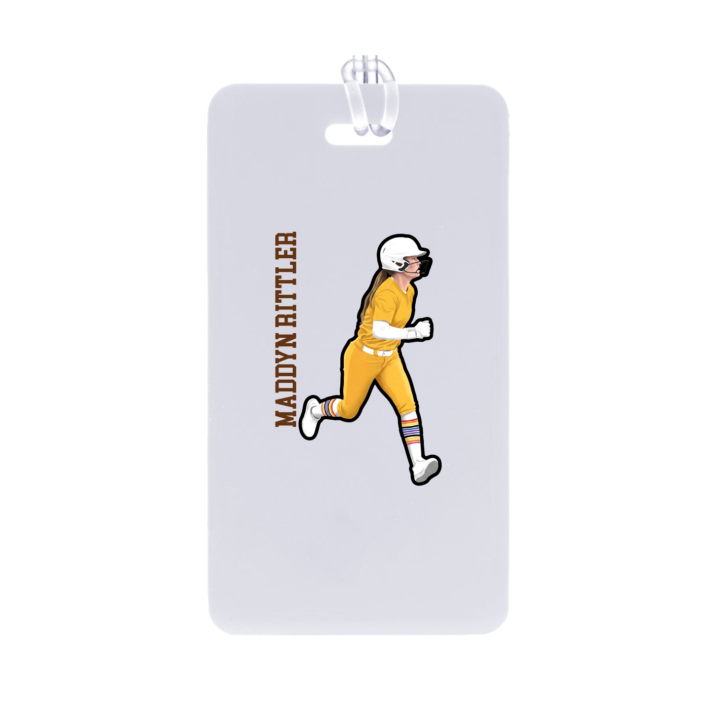 Bag Tag — Name Vertical in Classic