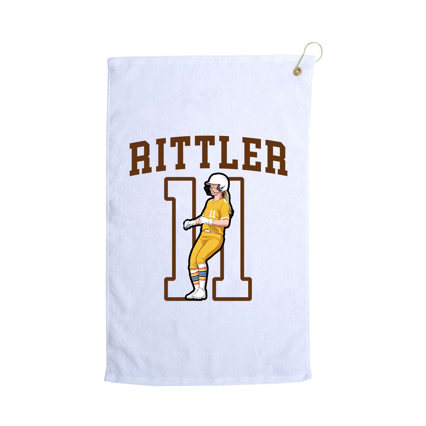 Golf Towel — Shirsey in White