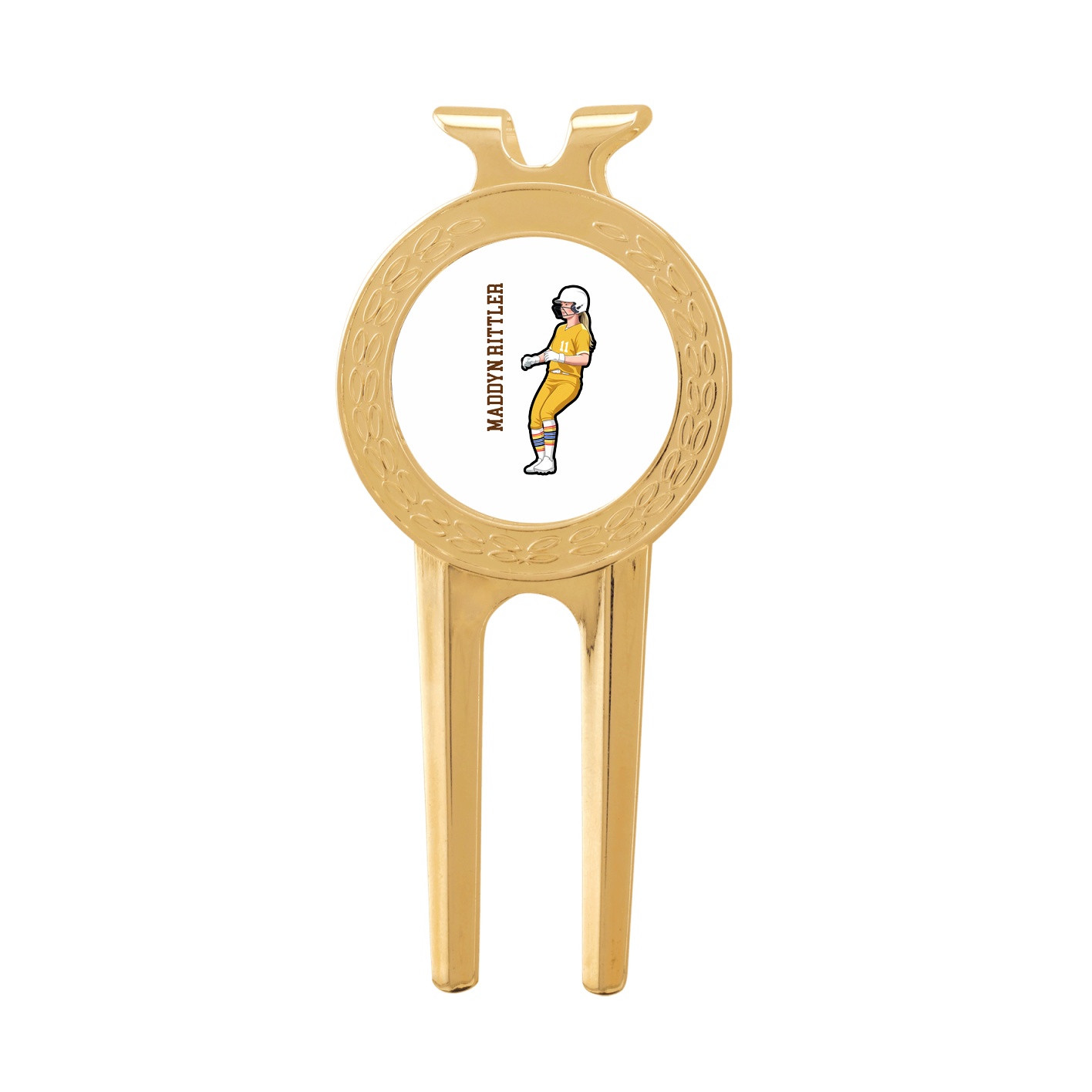 Divot Tool with Ball Marker — Name Vertical in Classic