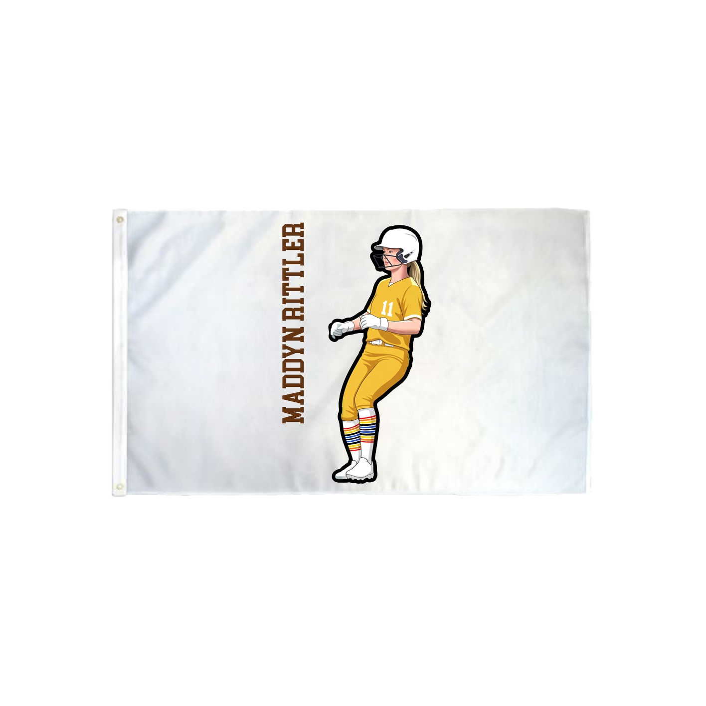 3x5 Flag — Name Vertical in Classic