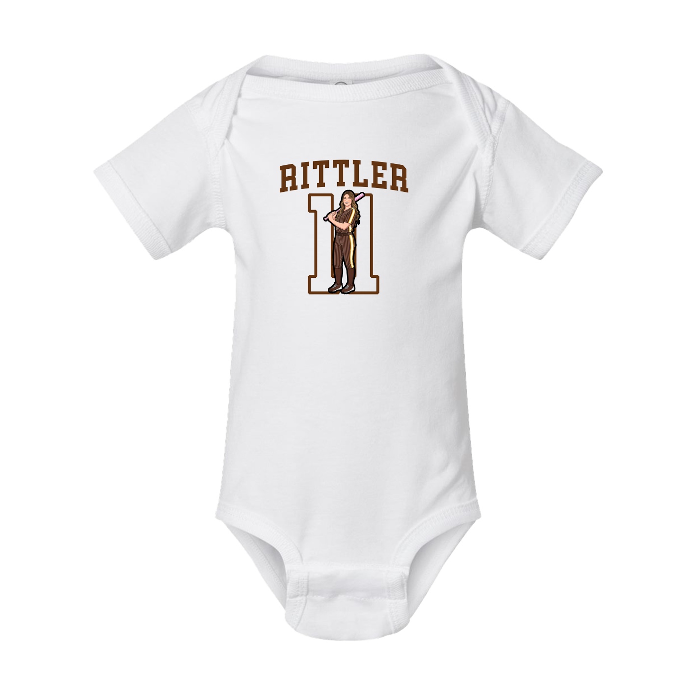 Baby Onesie — Shirsey in White