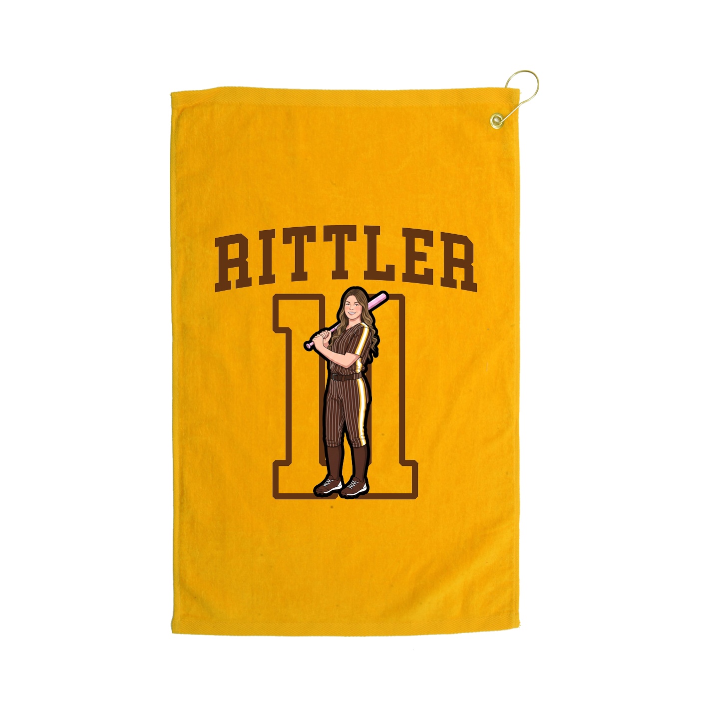 Golf Towel — Shirsey in Gold