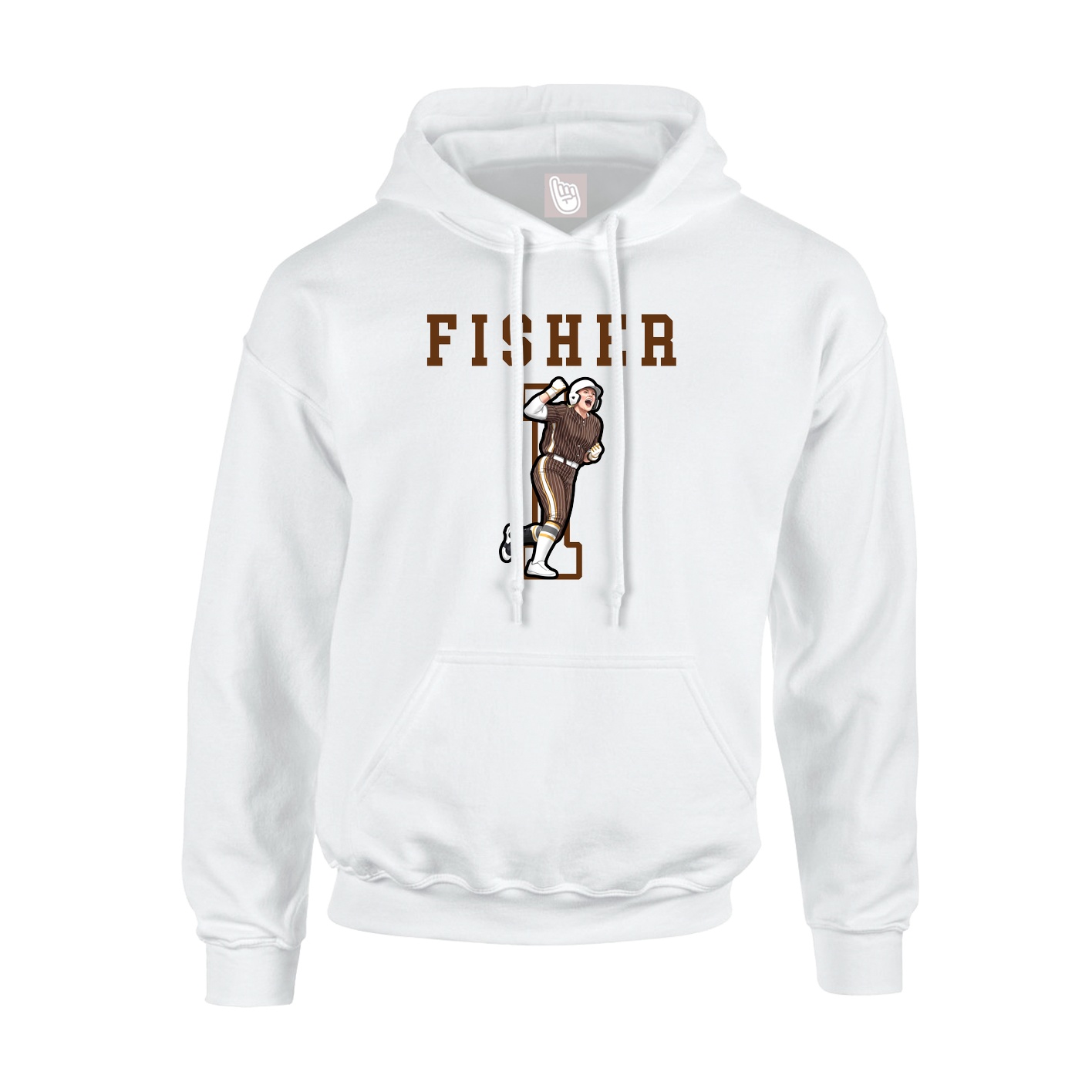 Hoodie — Shirsey in White