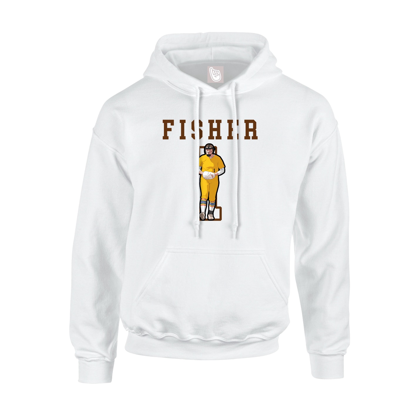 Hoodie — Shirsey in White