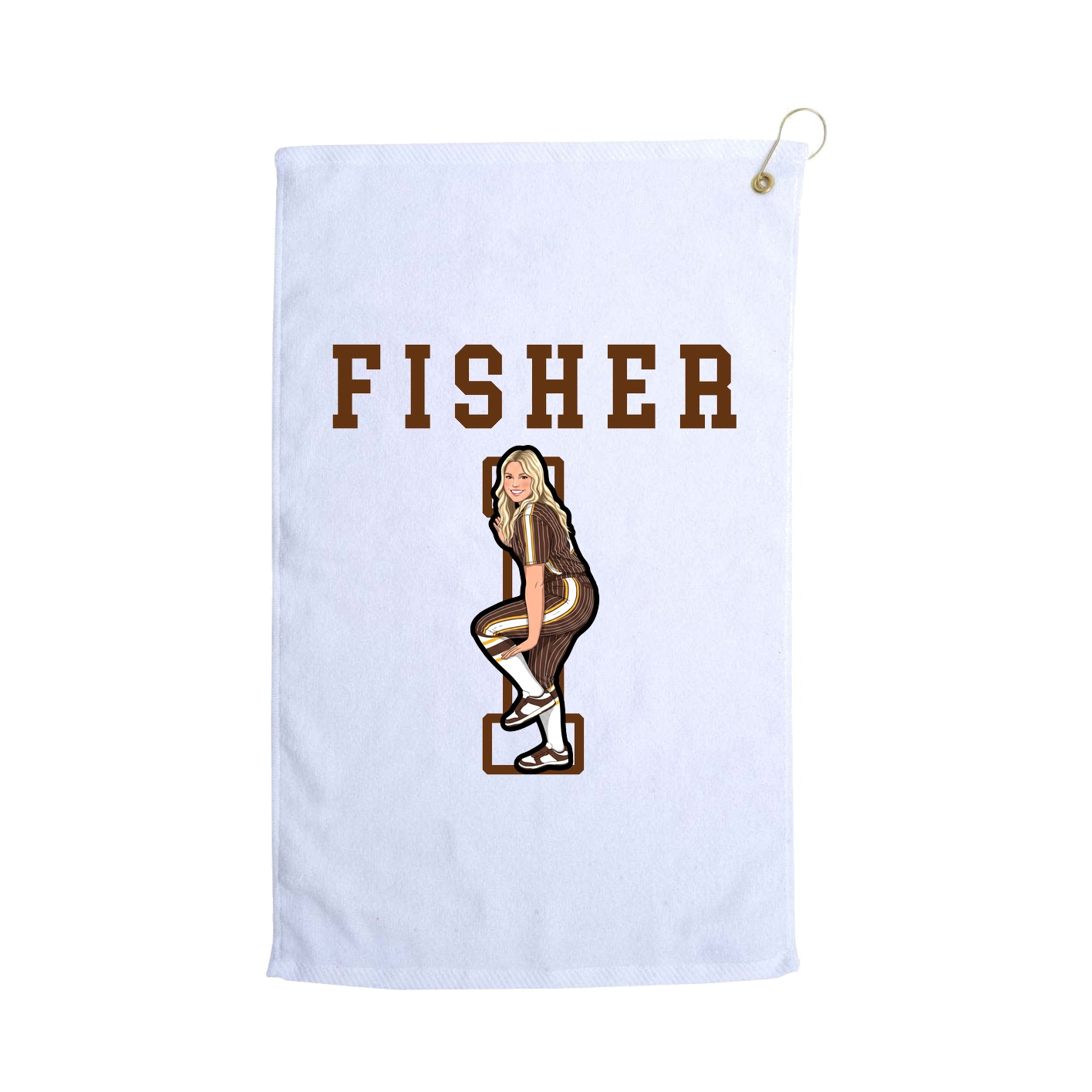 Golf Towel — Shirsey in White