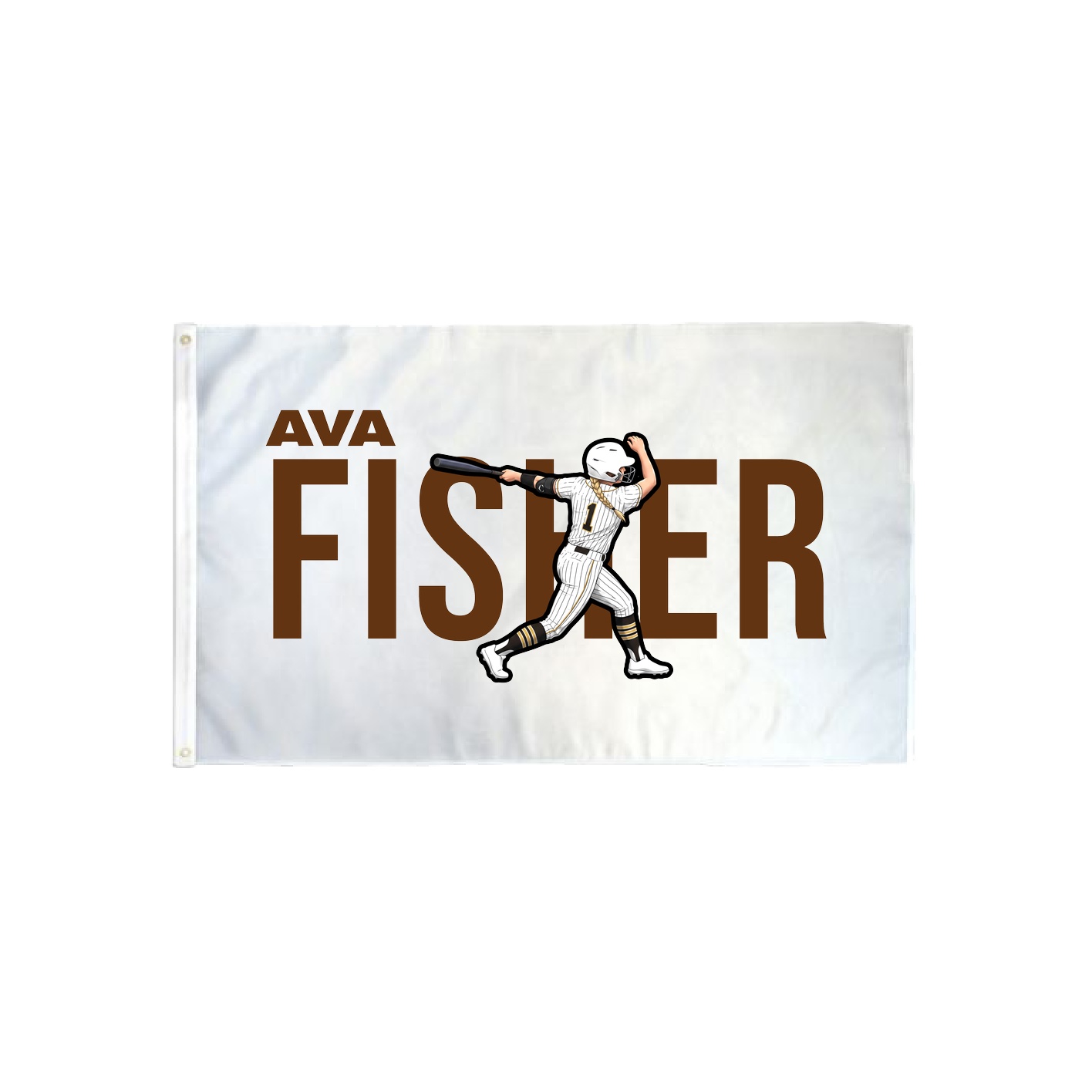 3x5 Flag — Player Name in Classic
