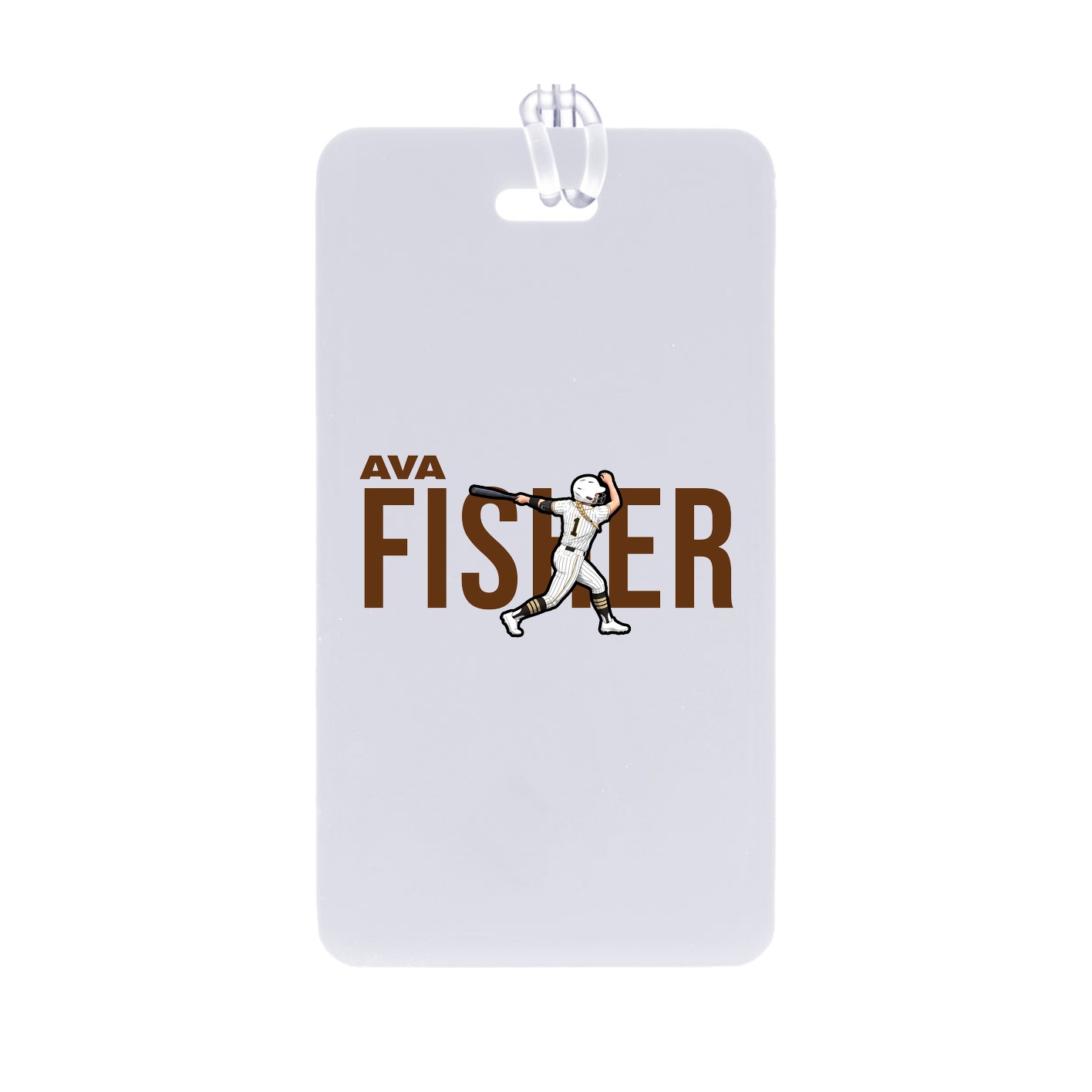 Bag Tag — Player Name in Classic