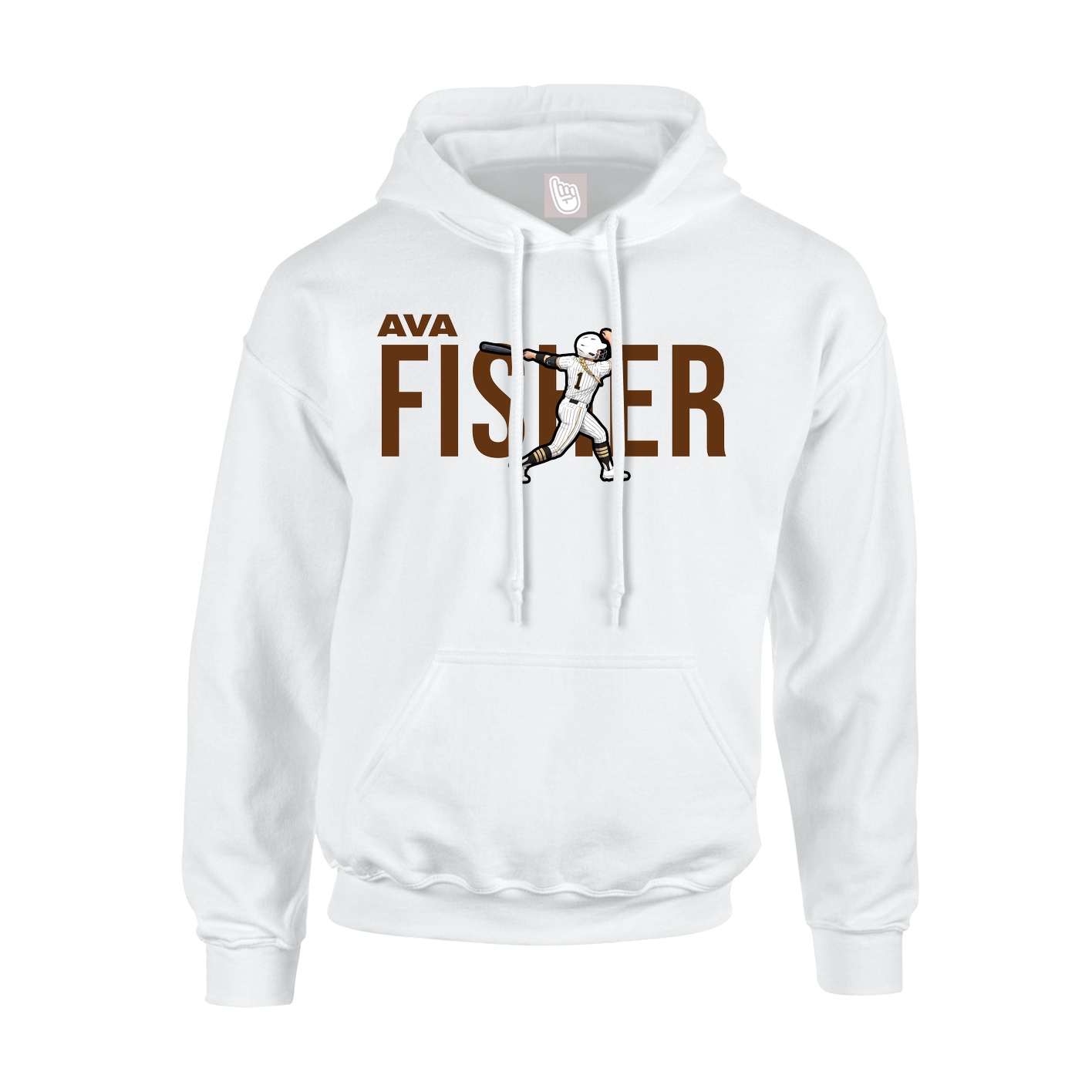 Hoodie — Player Name in White