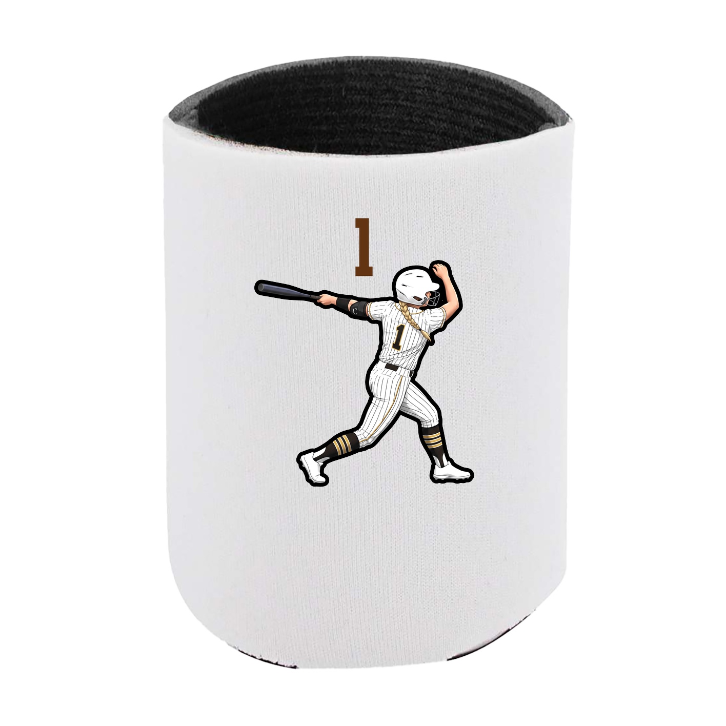 Can Holder — Number Top in White