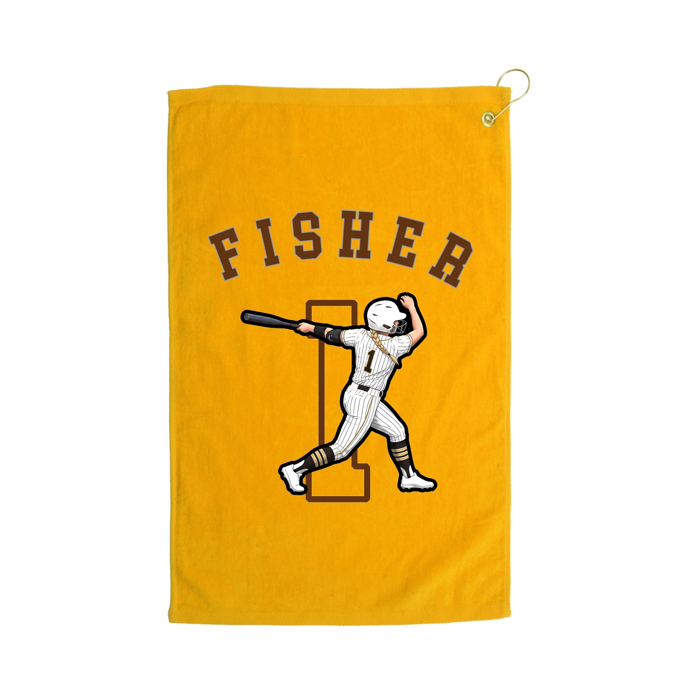 Golf Towel — Shirsey Arch in Gold