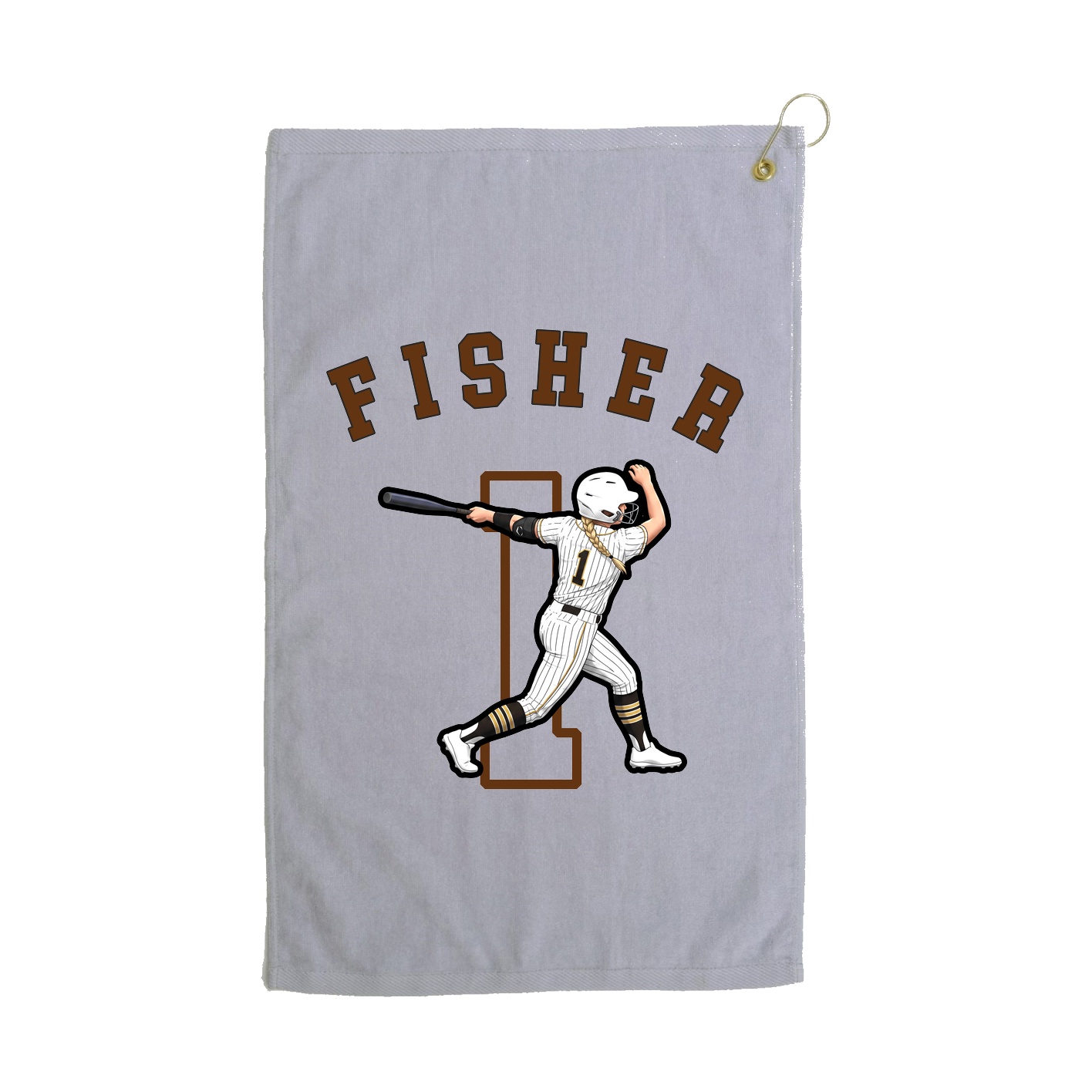 Golf Towel — Shirsey Arch in Grey