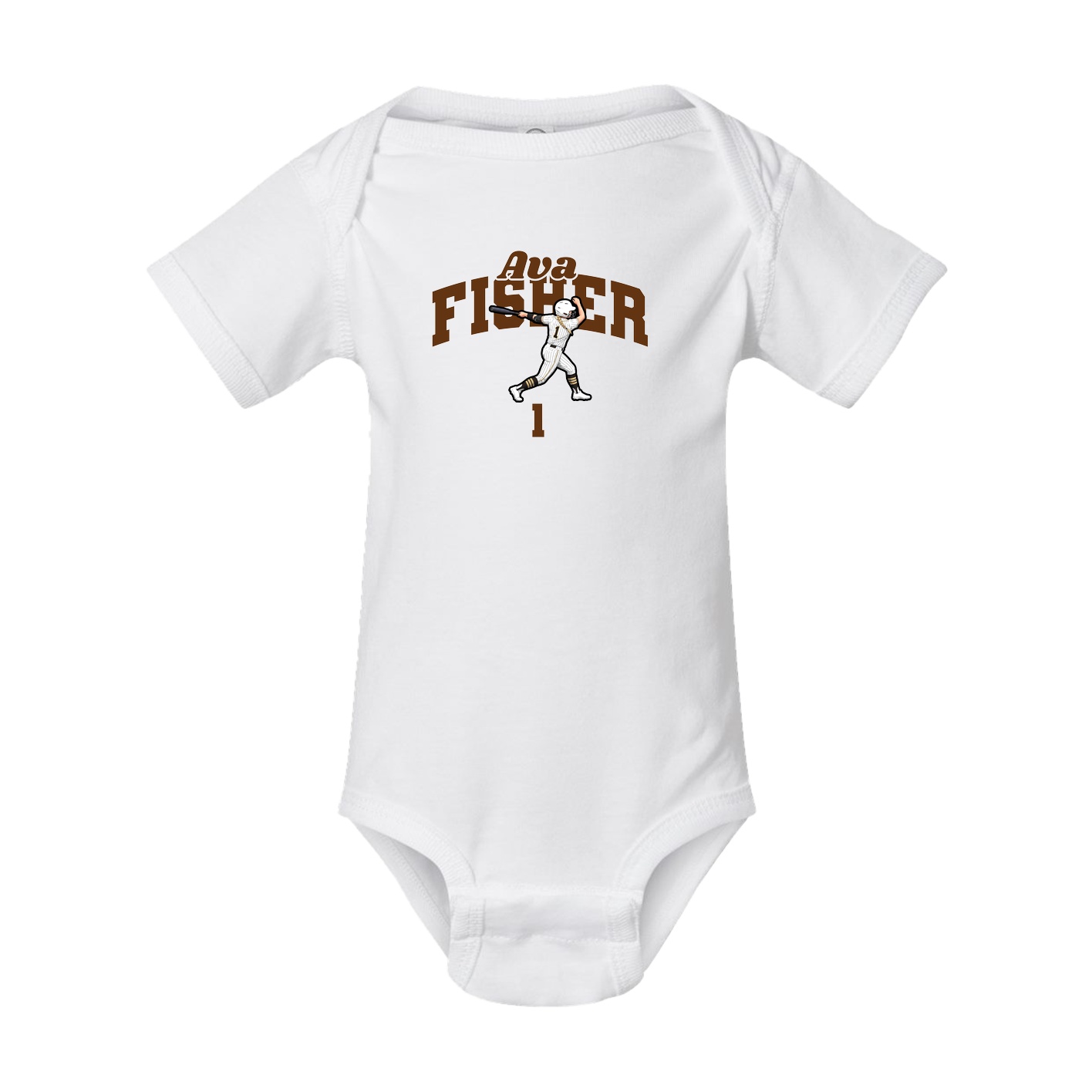 Baby Onesie — Signature Arch in White