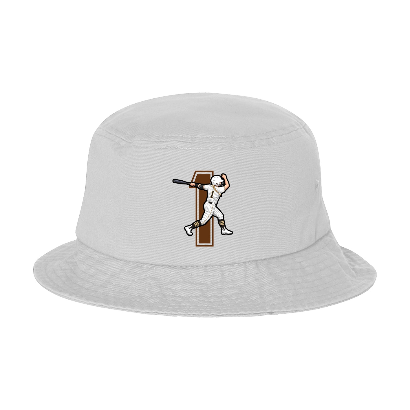 Bucket Cap — Number in White