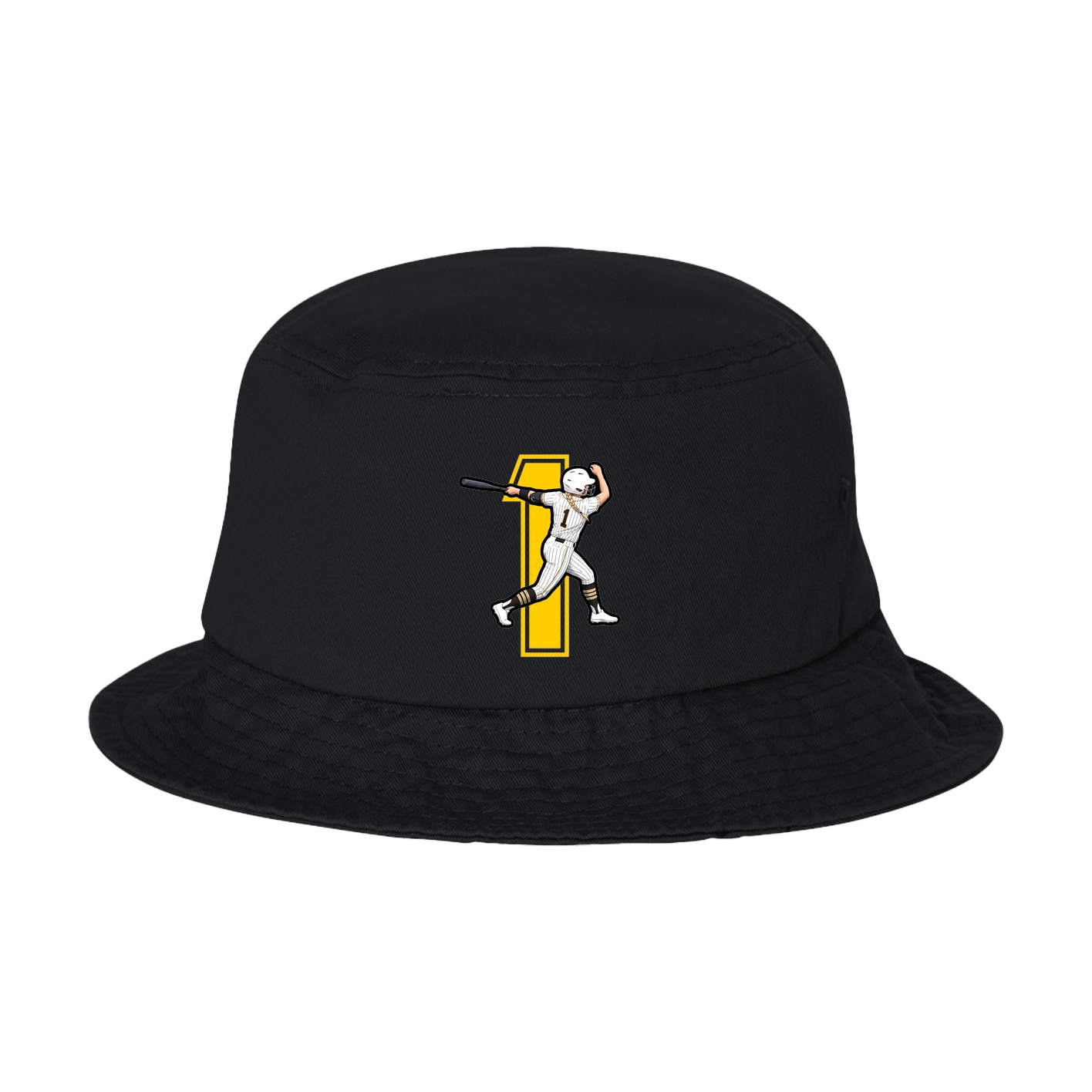 Bucket Cap — Number in Black