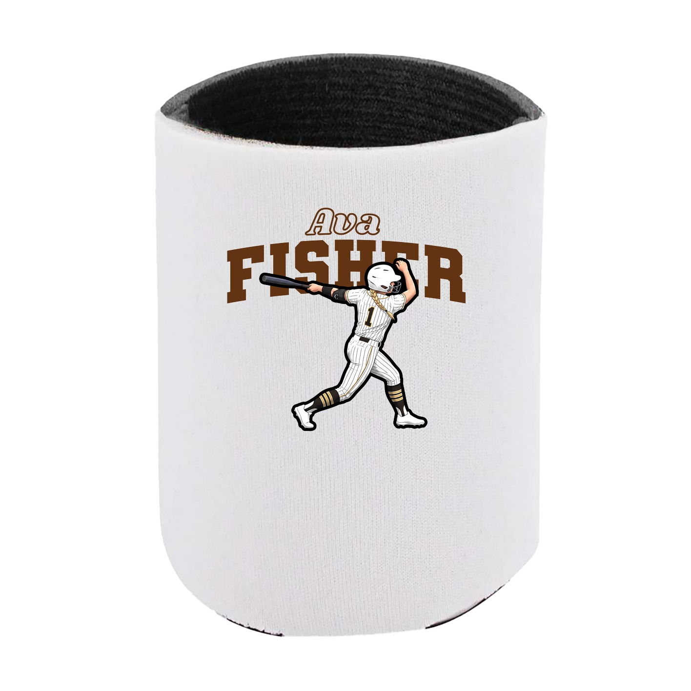 Can Holder — Name Arch in White