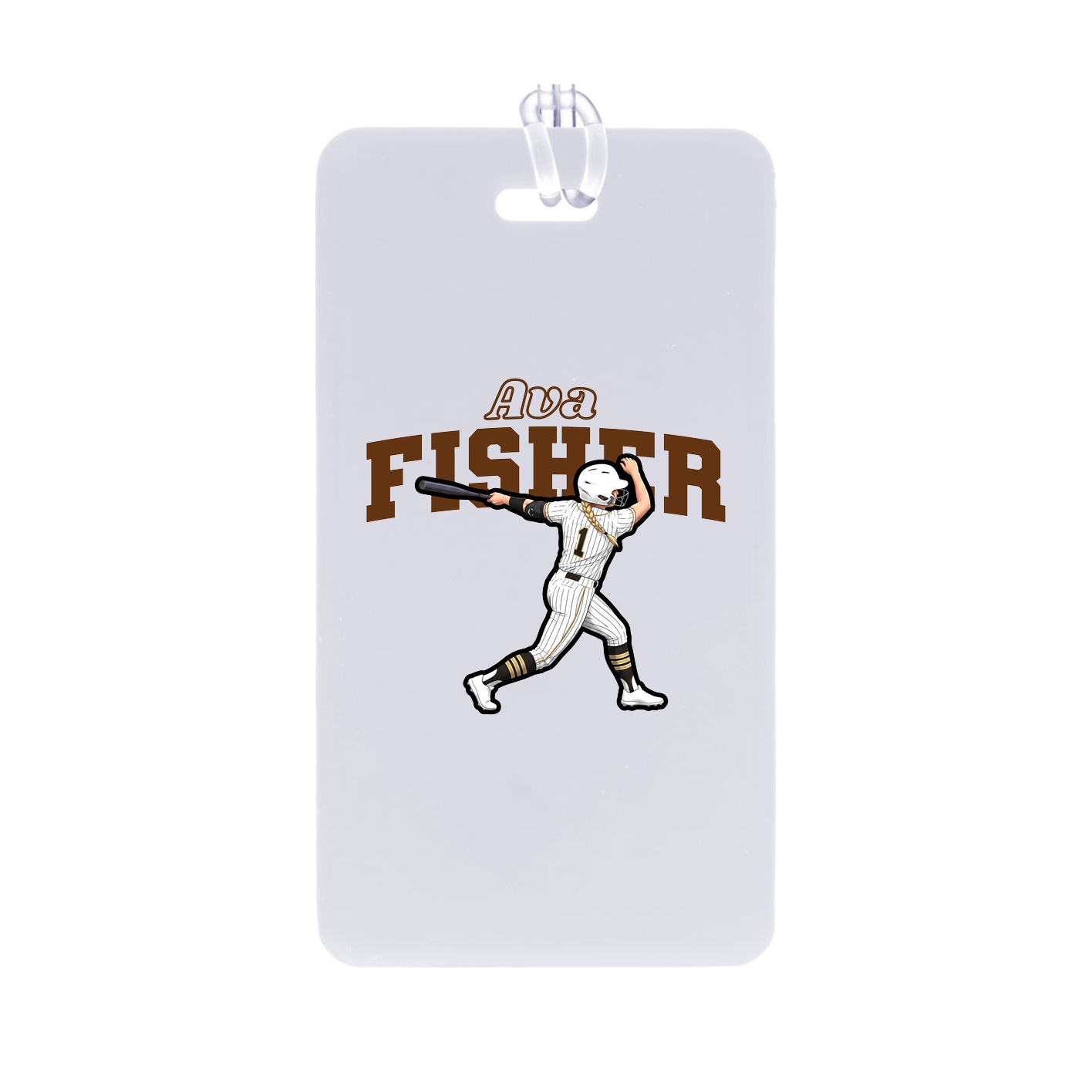 Bag Tag — Name Arch in Classic