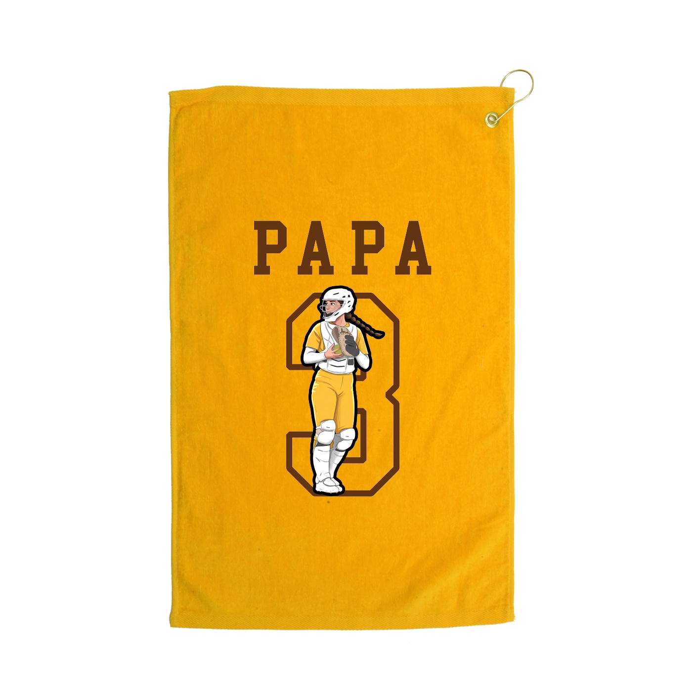 Golf Towel — Shirsey in Gold