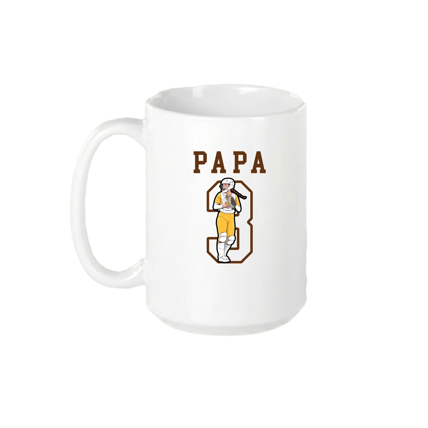 15oz Coffee Mug — Shirsey in White