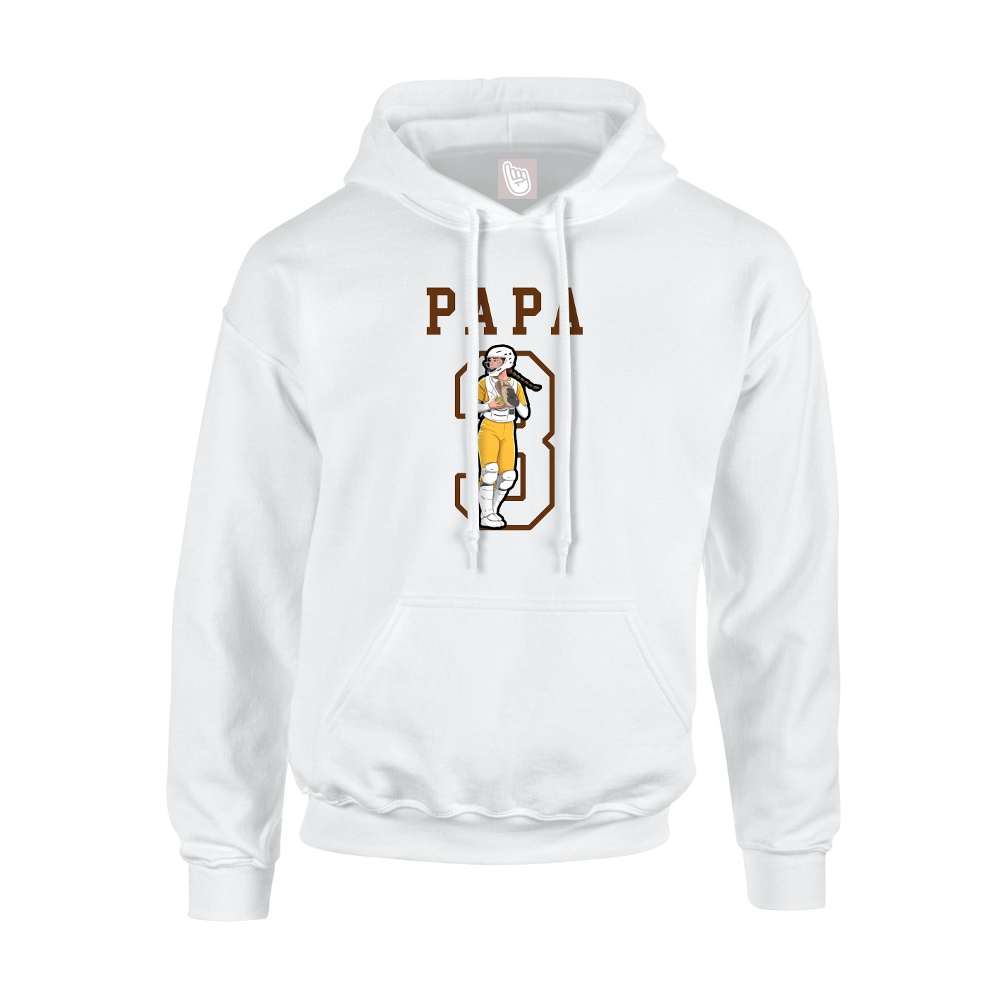 Hoodie — Shirsey in White