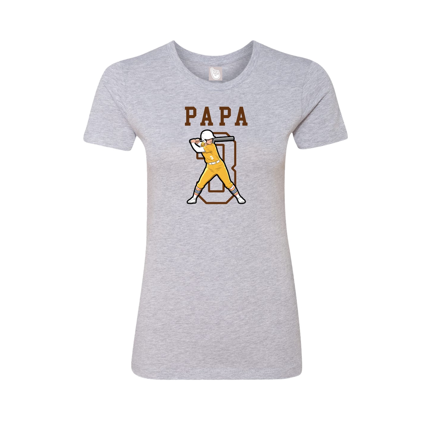 Fitted Women's Tee — Shirsey in Grey