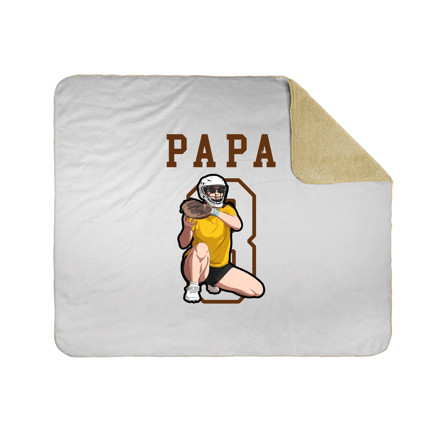 Throw Blanket — Shirsey in White