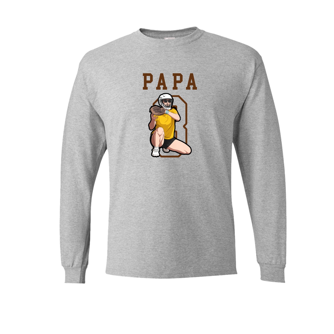 Long Sleeve Tee — Shirsey in Grey