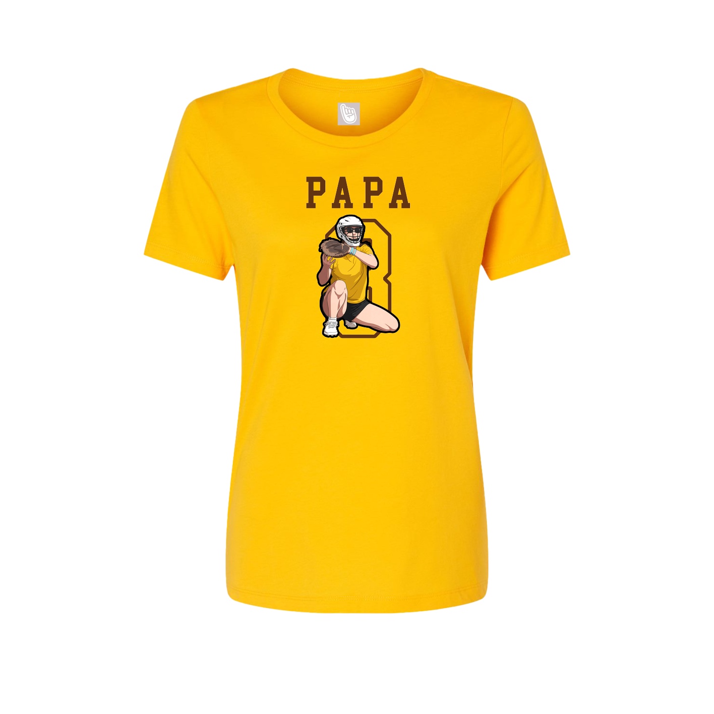 Fitted Women's Tee — Shirsey in Gold