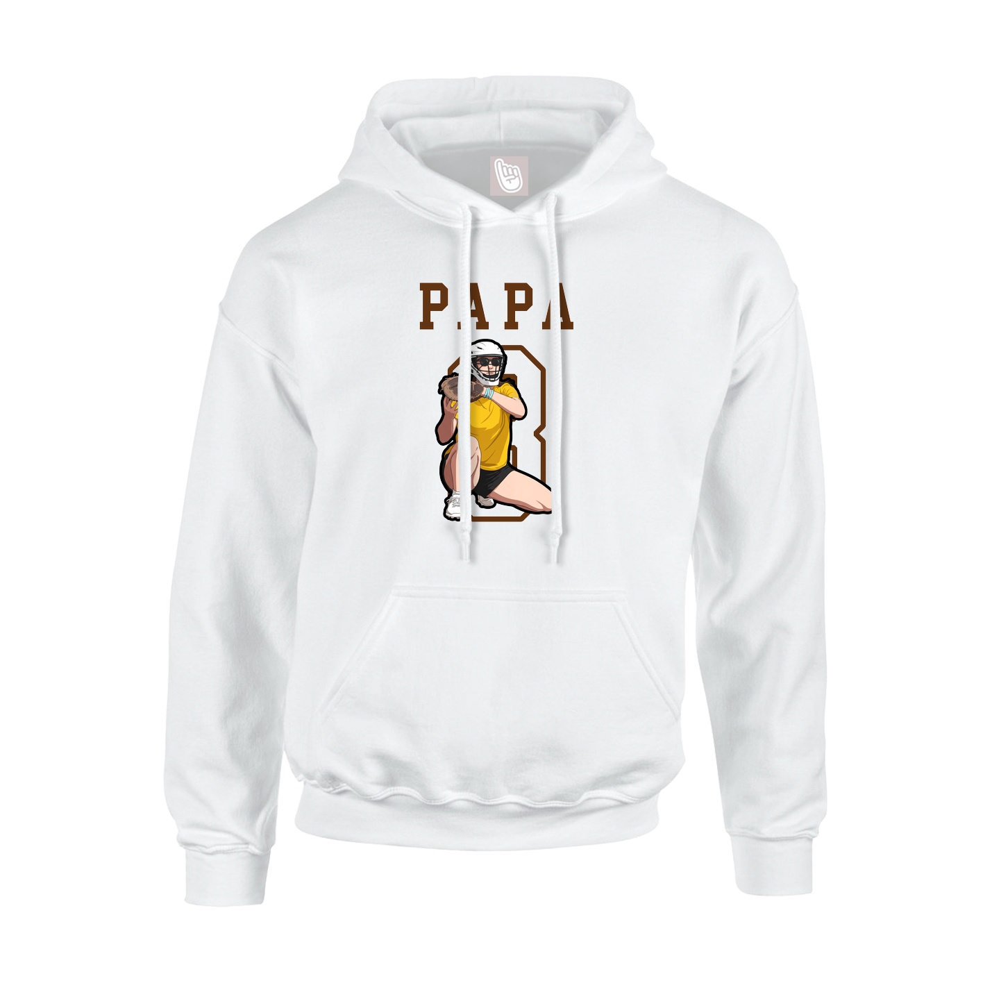 Youth Hoodie — Shirsey in White
