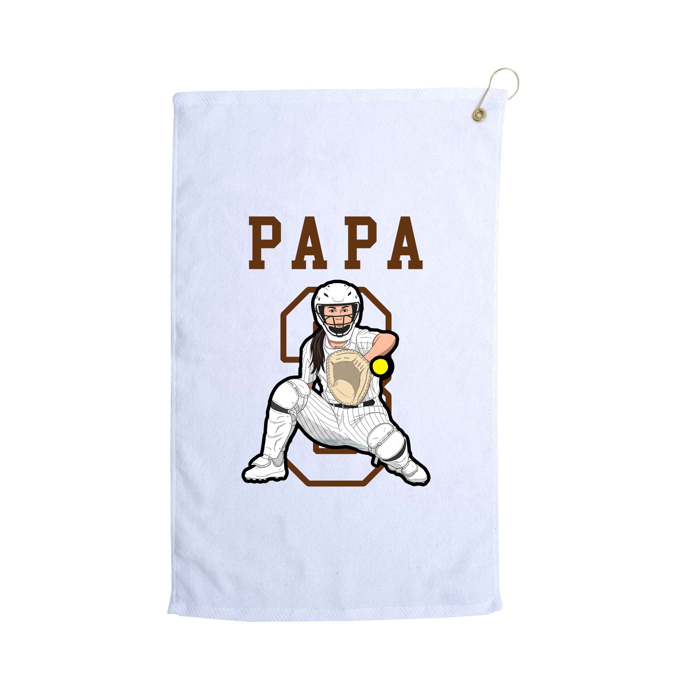 Golf Towel — Shirsey in White