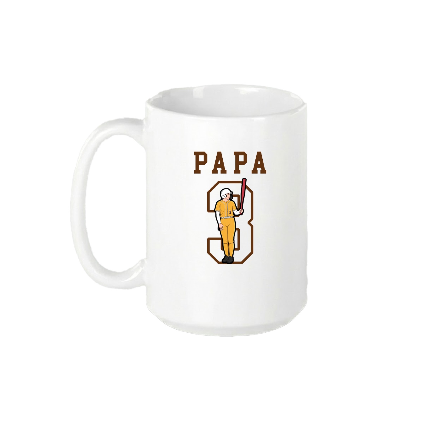 15oz Coffee Mug — Shirsey in White