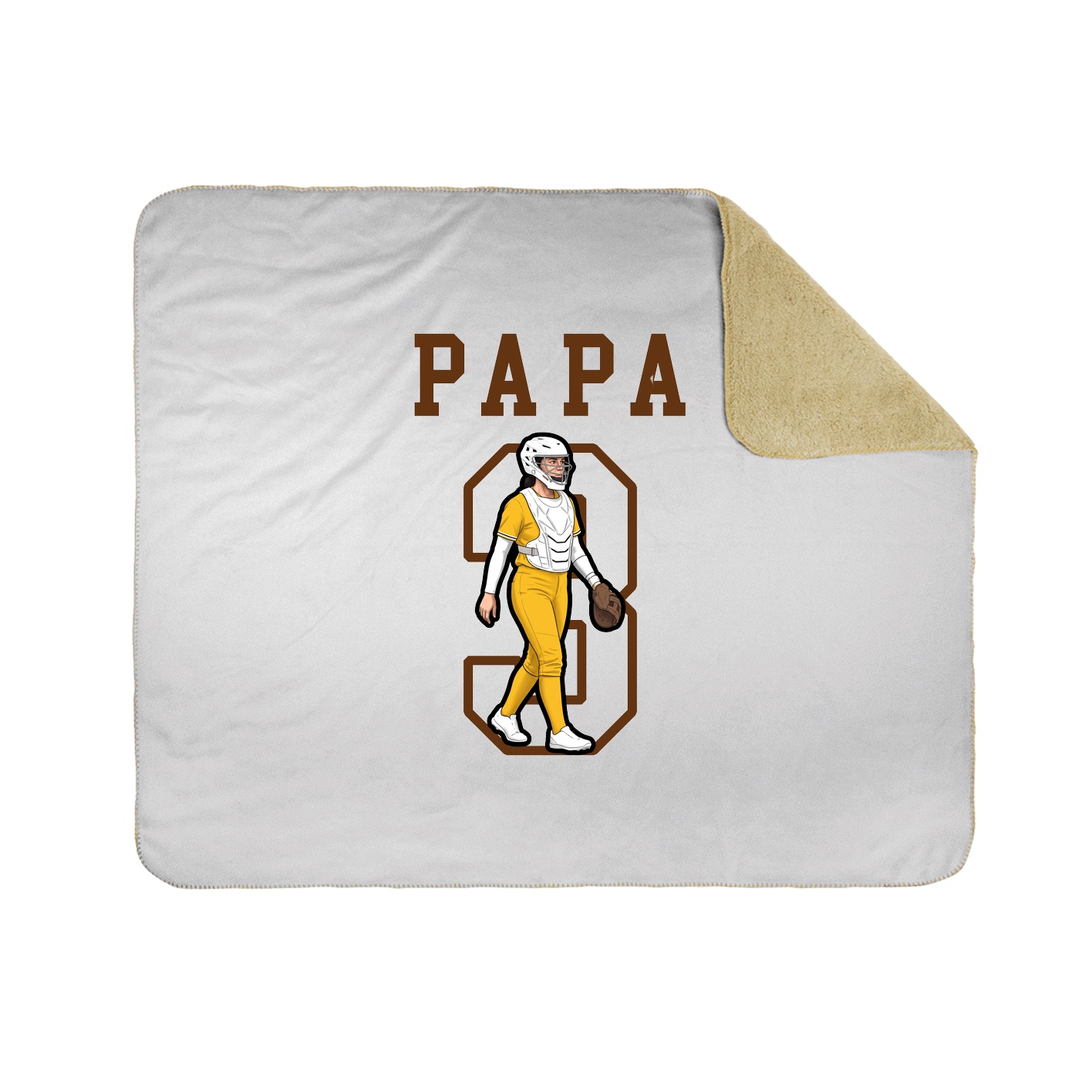 Throw Blanket — Shirsey in White