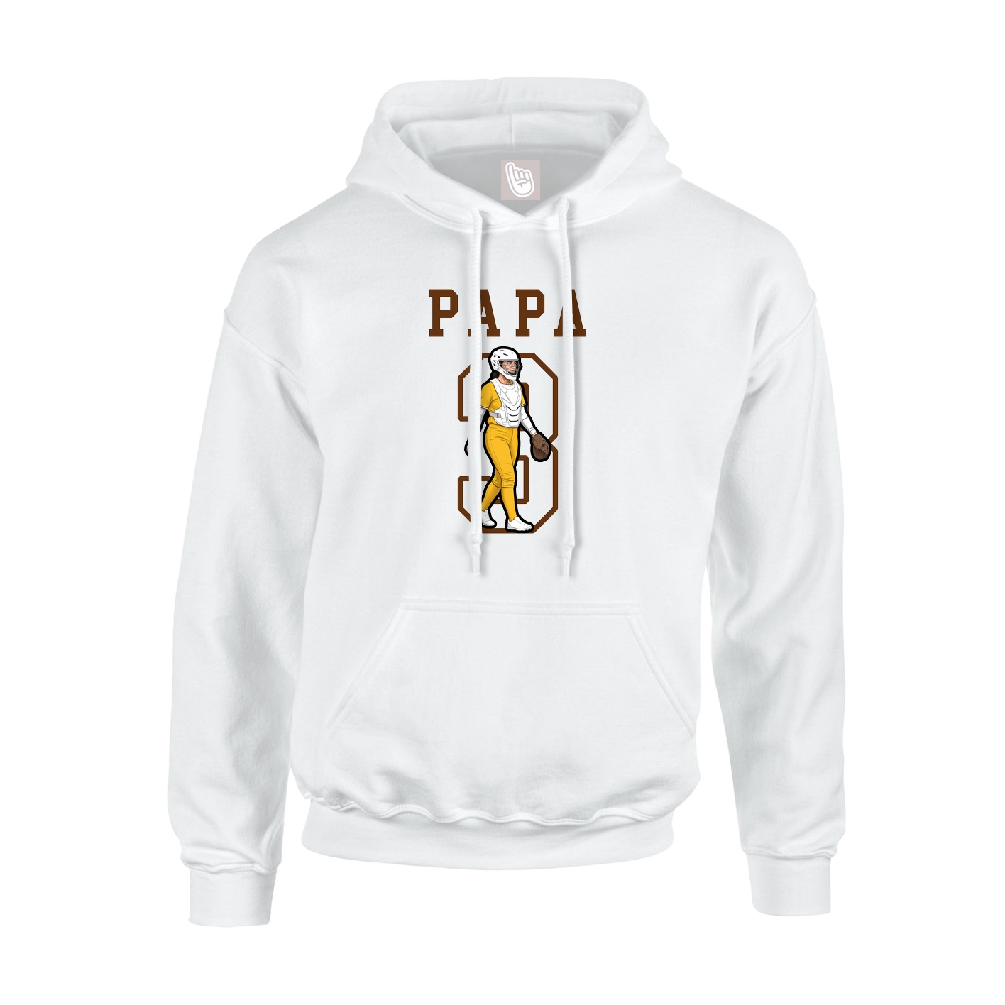 Hoodie — Shirsey in White