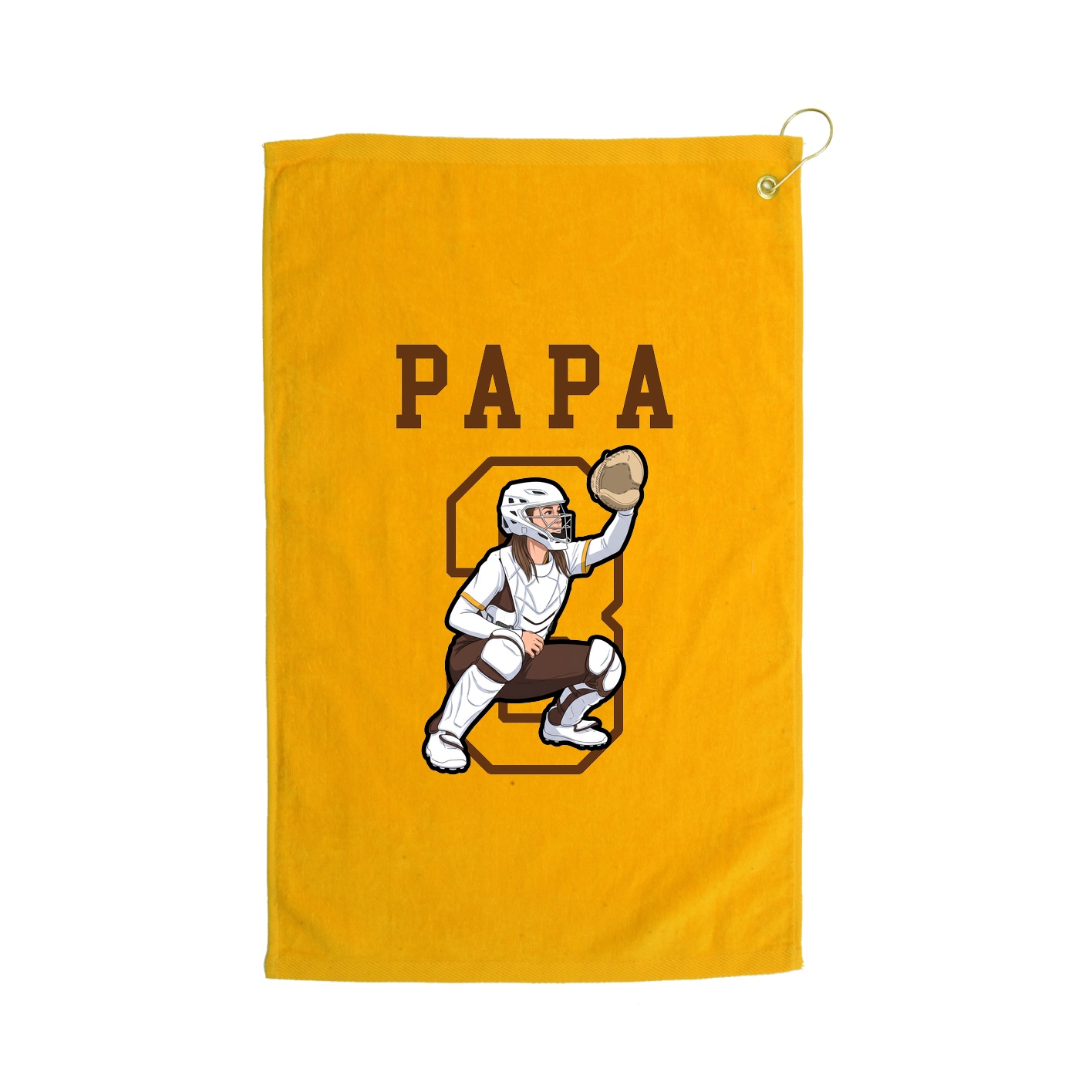 Golf Towel — Shirsey in Gold