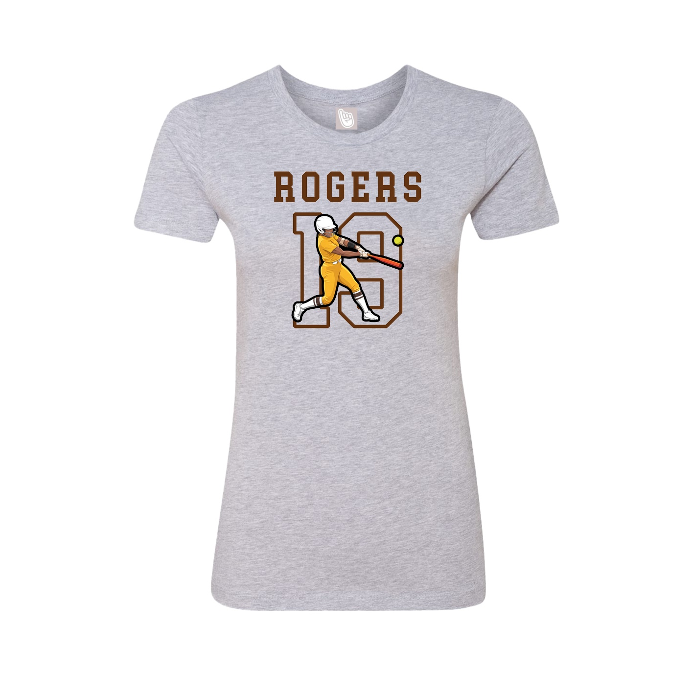 Fitted Women's Tee — Shirsey in Grey