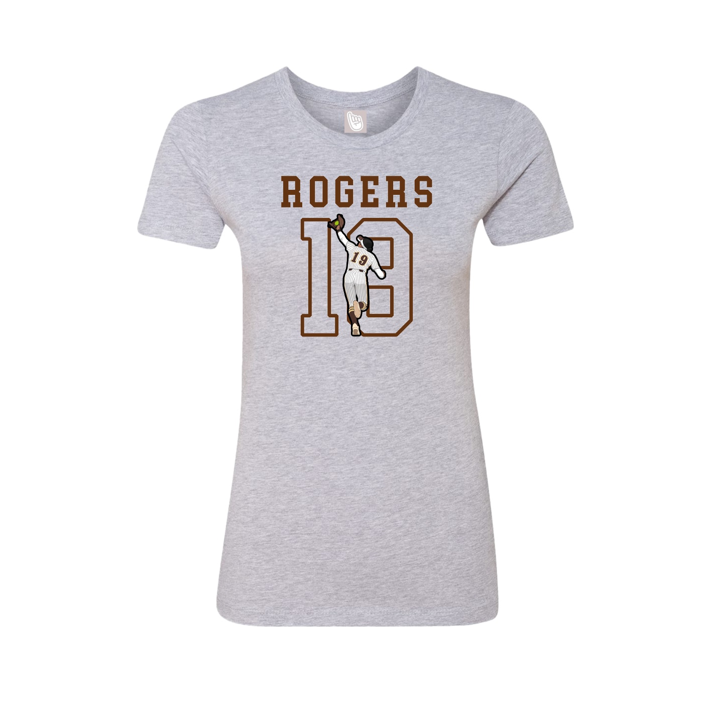 Fitted Women's Tee — Shirsey in Grey