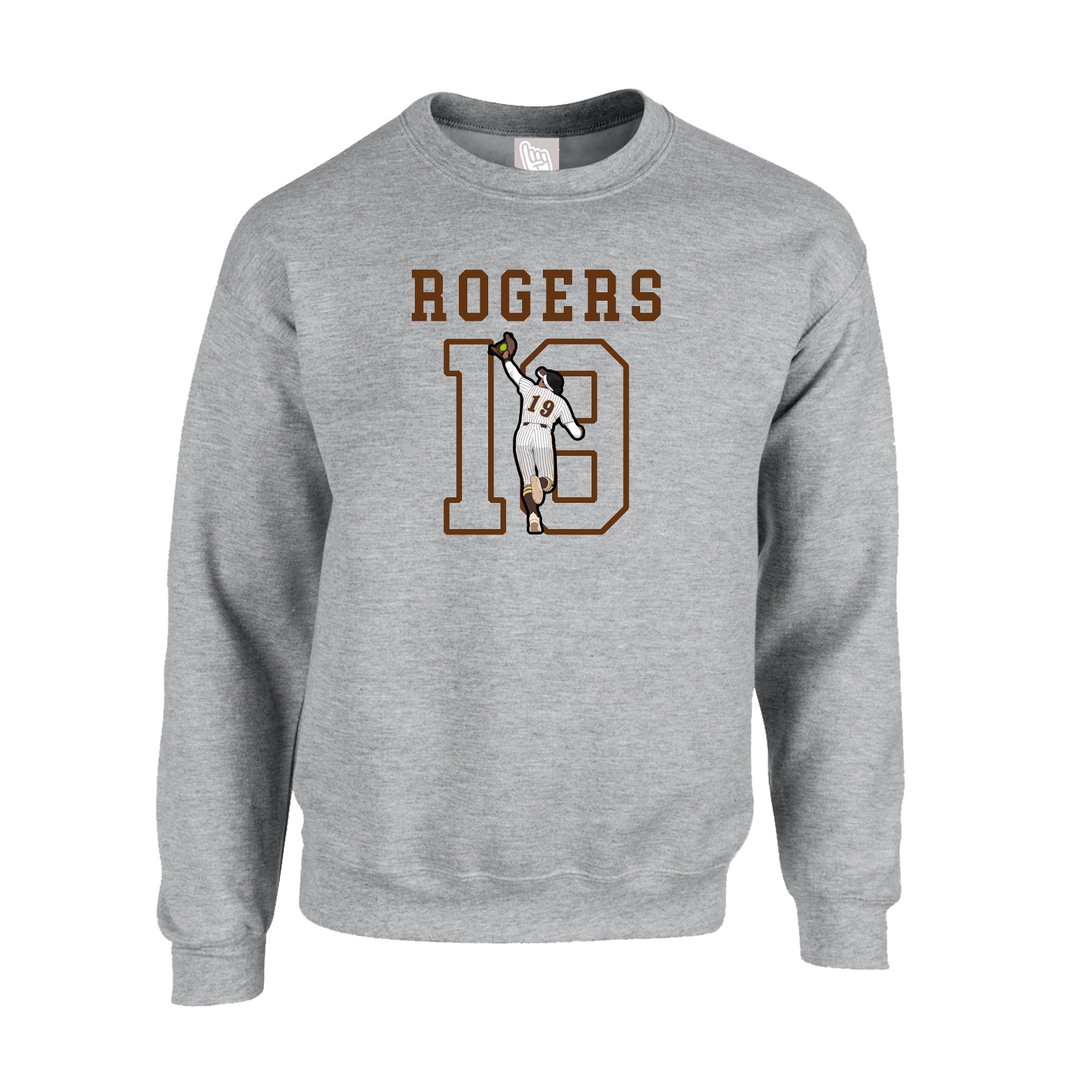 Fleece Crew — Shirsey in Grey