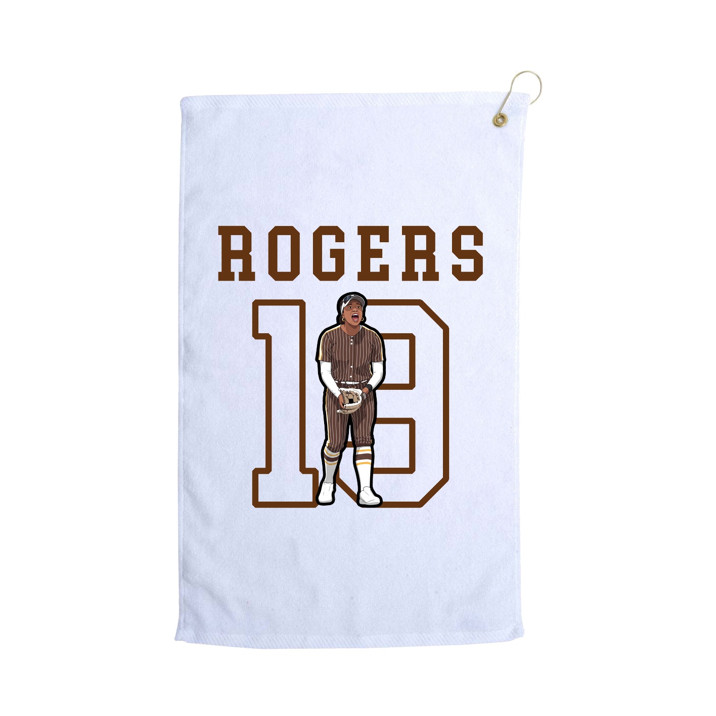 Golf Towel — Shirsey in White