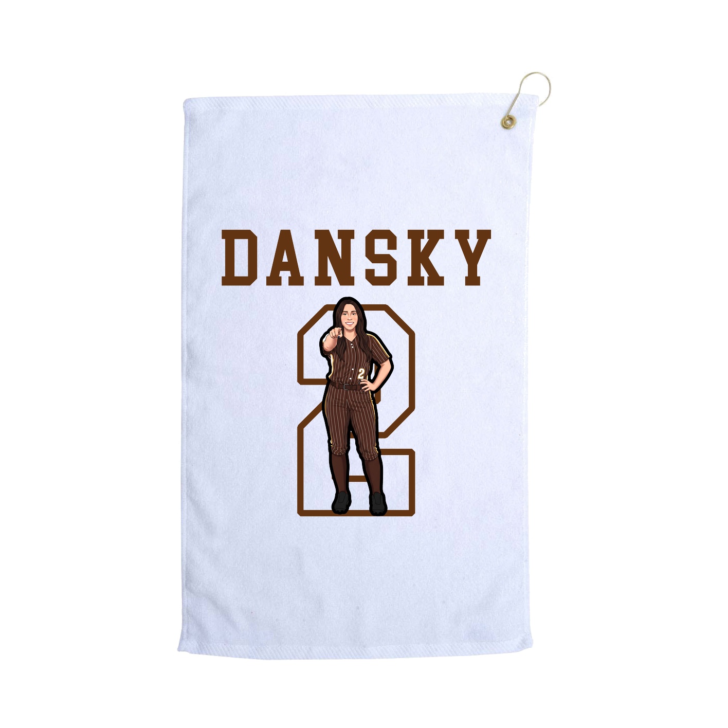 Golf Towel — Shirsey in White