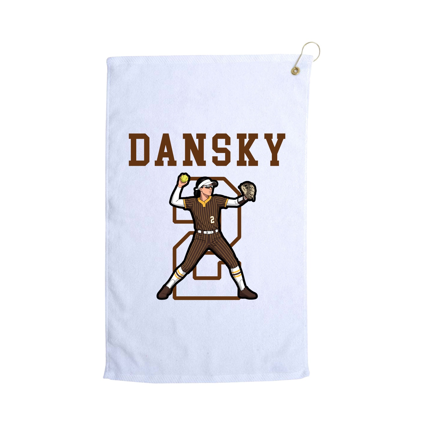 Golf Towel — Shirsey in White