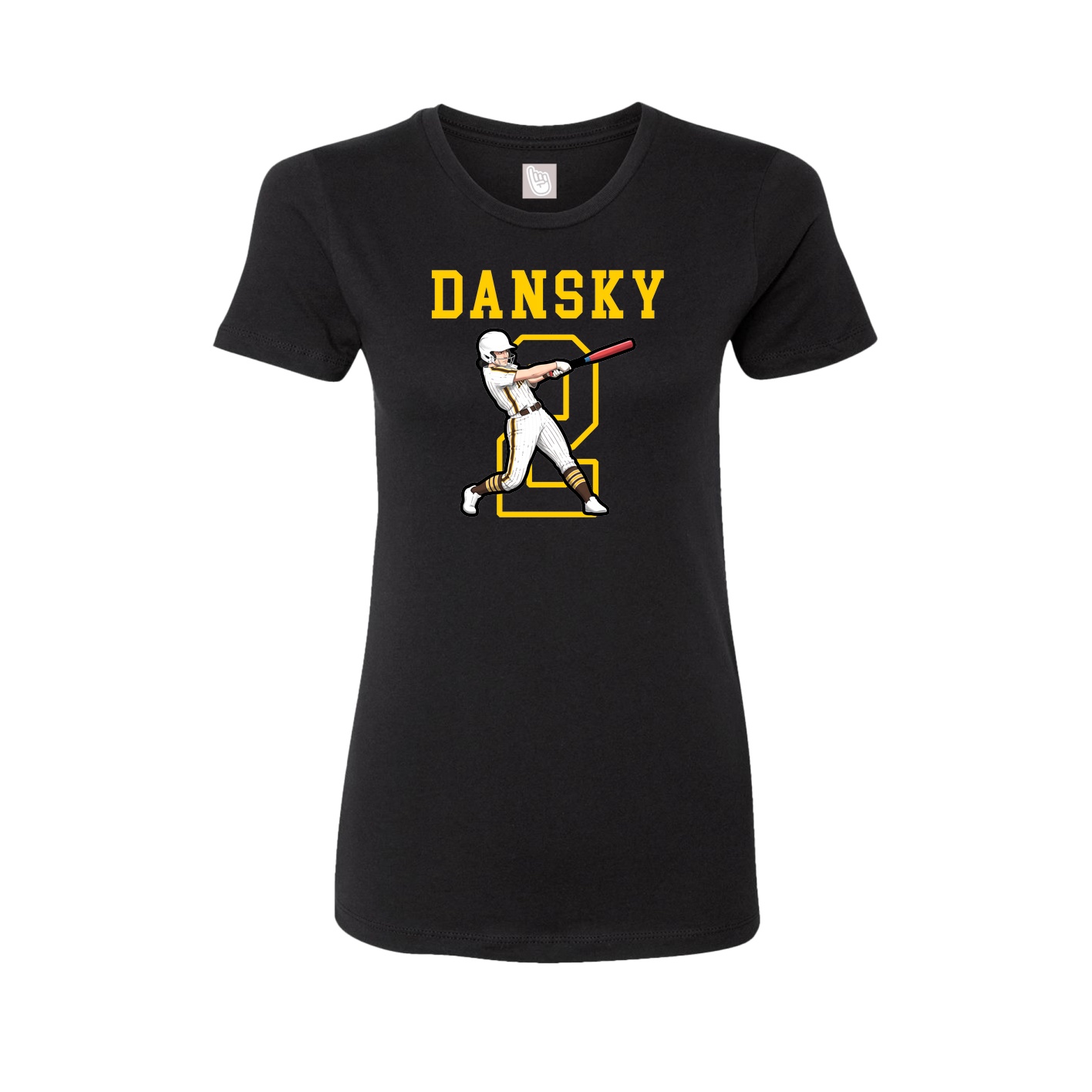 Fitted Women's Tee — Shirsey in Black