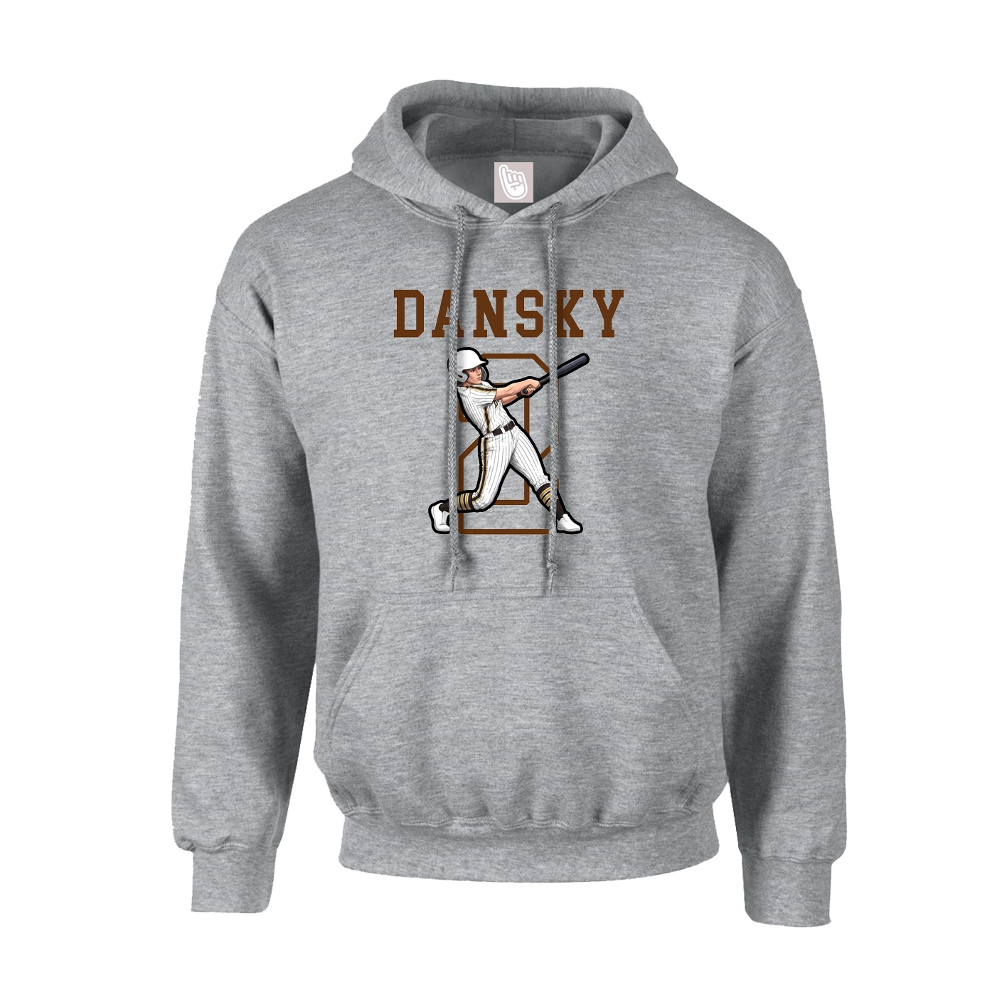 Hoodie — Shirsey in Grey