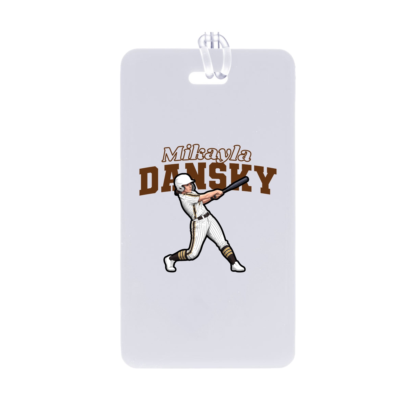 Bag Tag — Name Arch in Classic