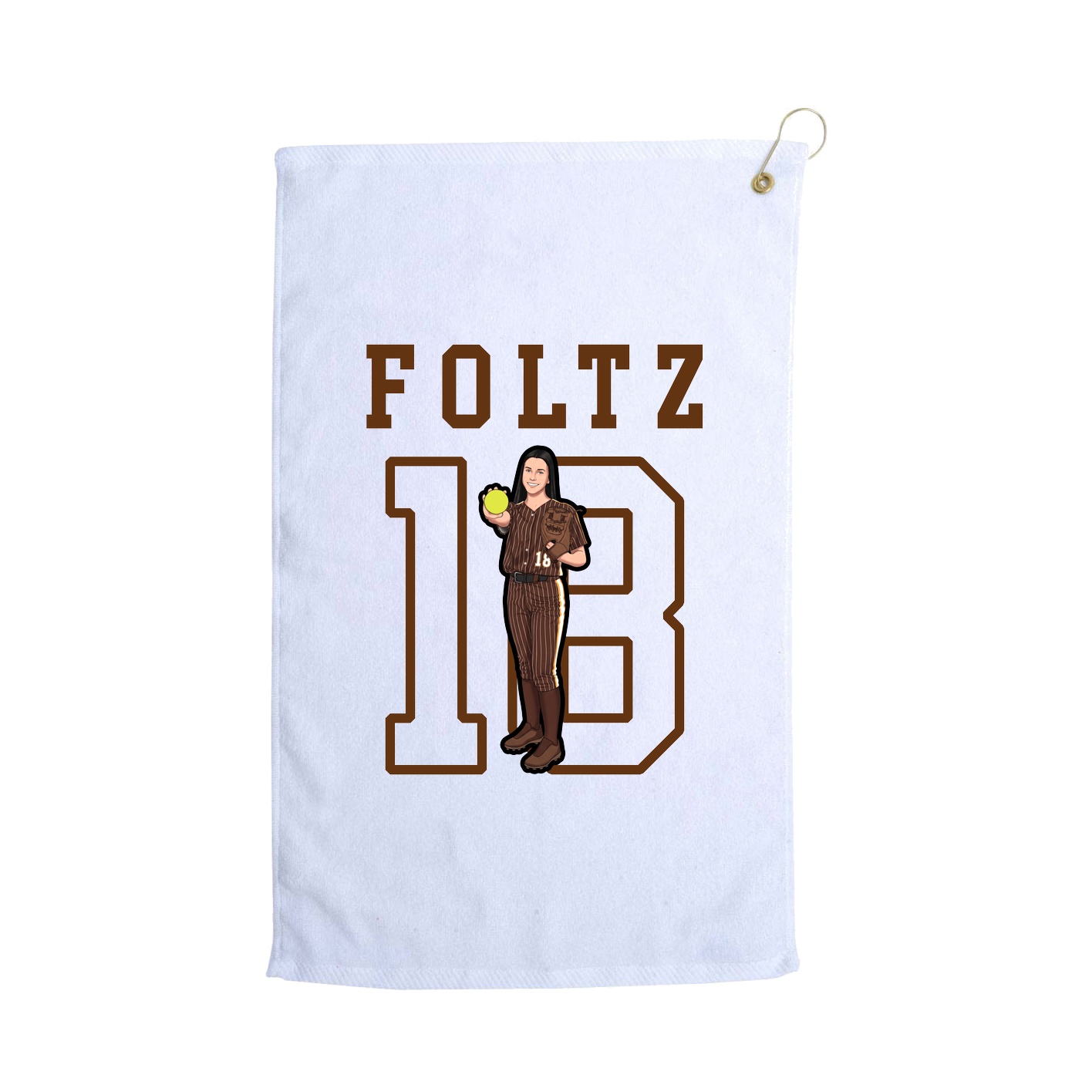 Golf Towel — Shirsey in White