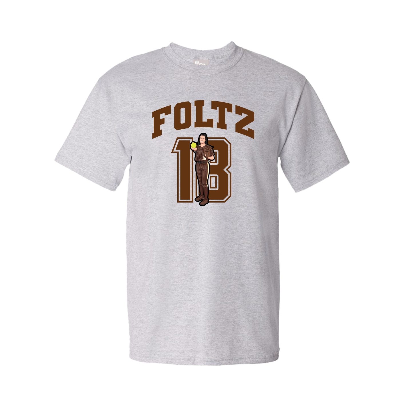 Tee — Number in Grey