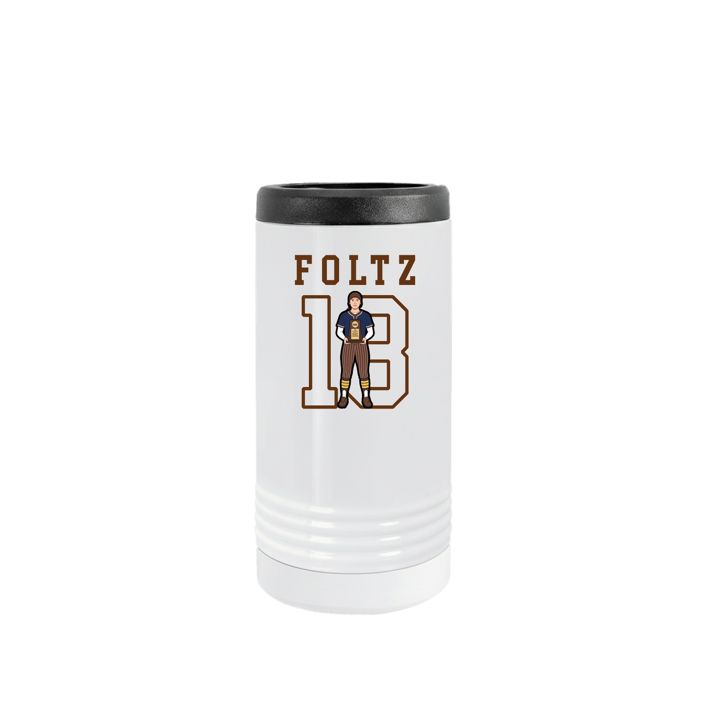 Slim Beverage Holder — Shirsey in White