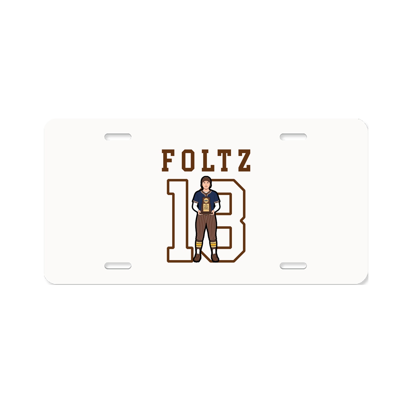 License Plate — Shirsey in Classic