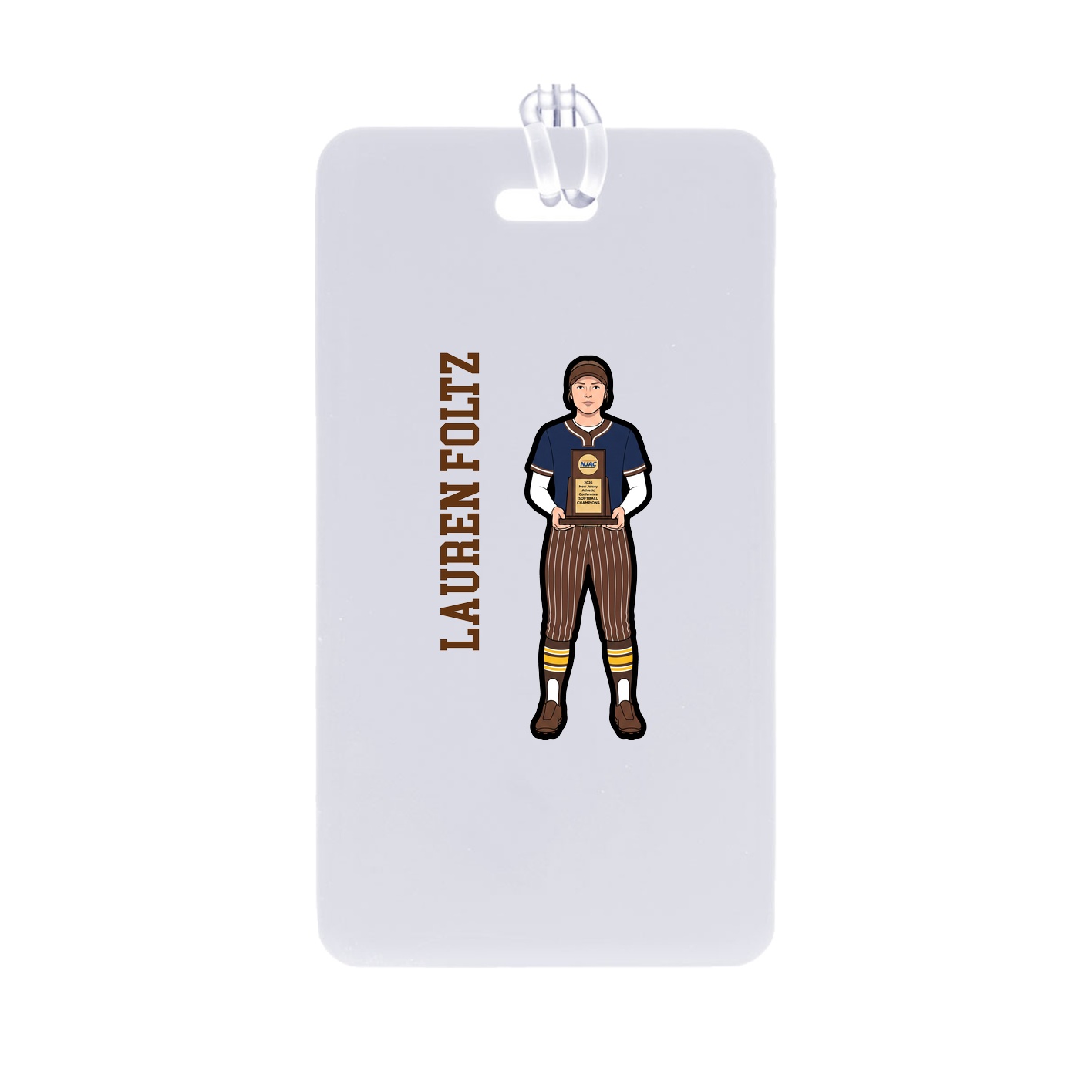 Bag Tag — Name Vertical in Classic
