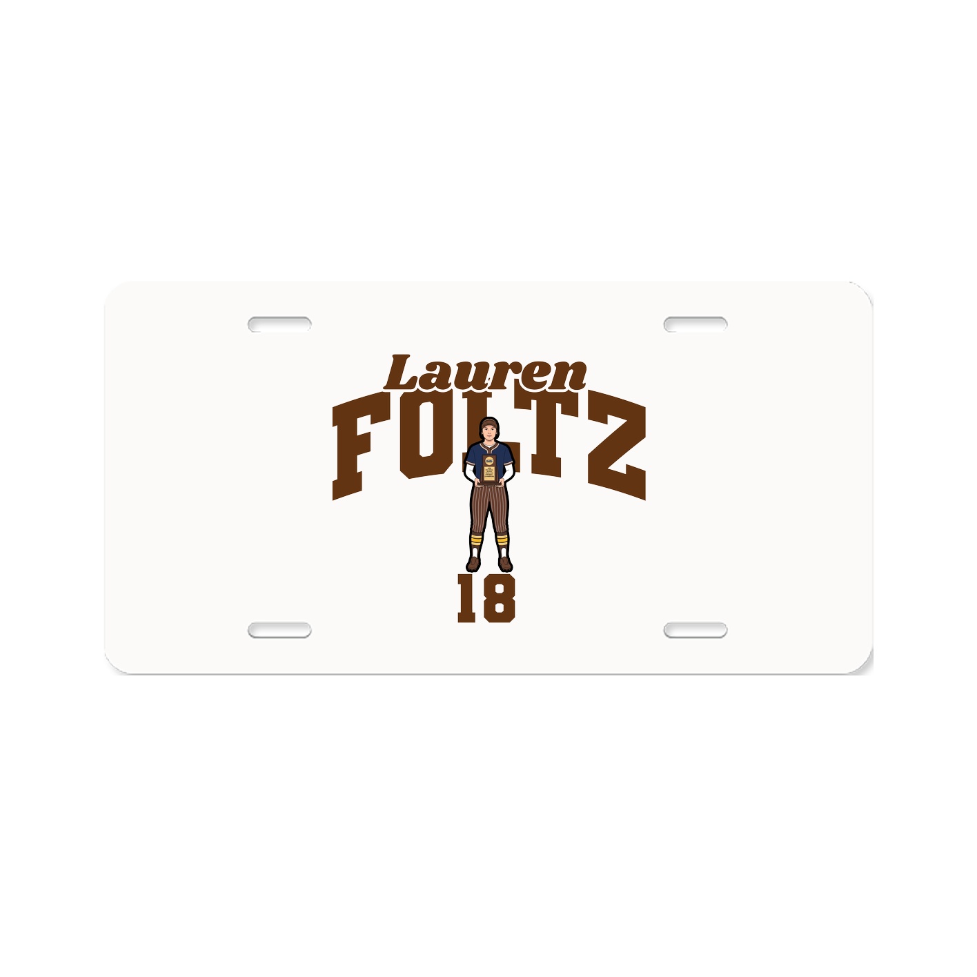 License Plate — Signature Arch in Classic