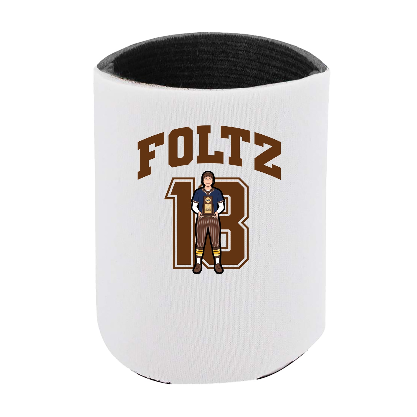 Can Holder — Number in White