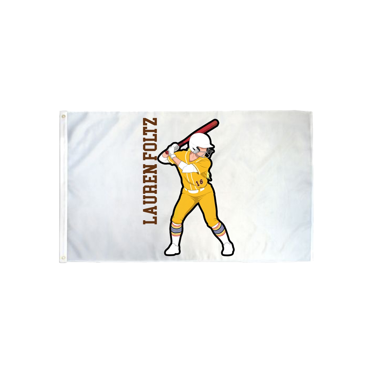 3x5 Flag — Name Vertical in Classic